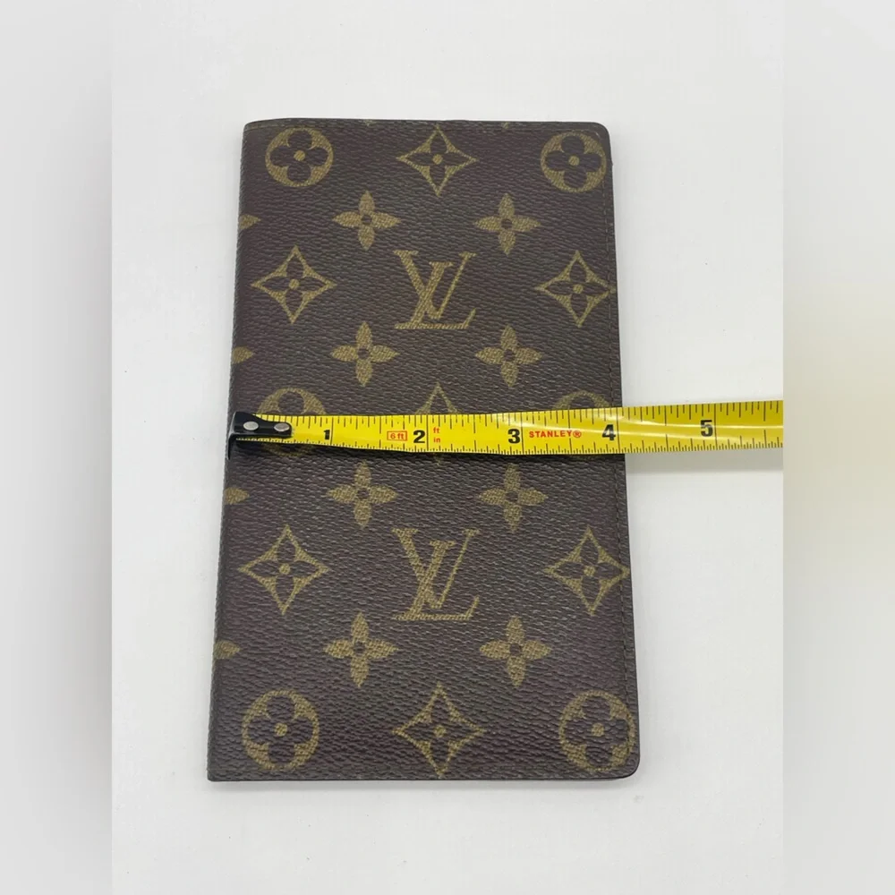 Louis Vuitton Monogram Checkbook Long Wallet